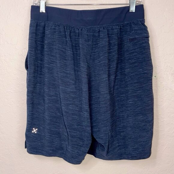 Lululemon T.H.E. Short Mens Medium Heathered Dark Gray Pull On Pockets NO LINER - Picture 3 of 10